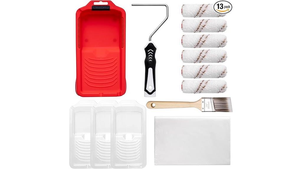 13 piece paint roller kit