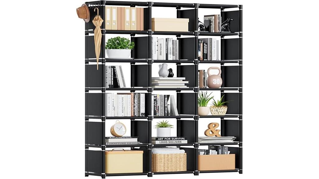 18 cube diy bookcase