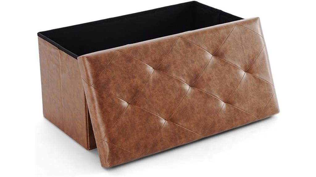 30 inch folding ottoman storage