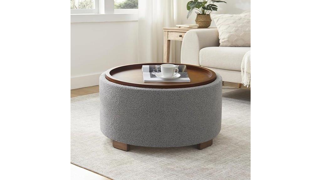 30 inch round ottoman