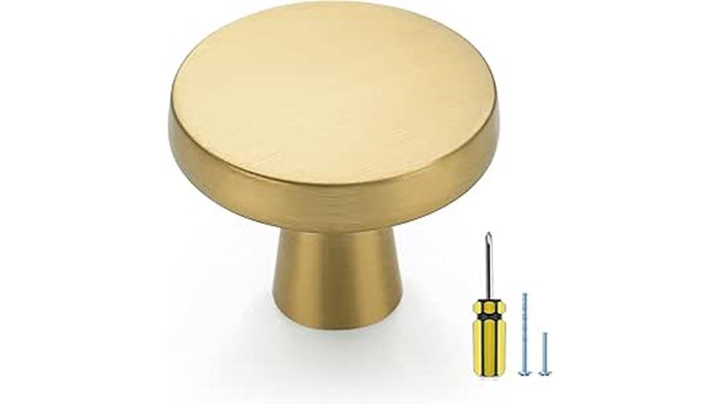 30 pack gold cabinet knobs
