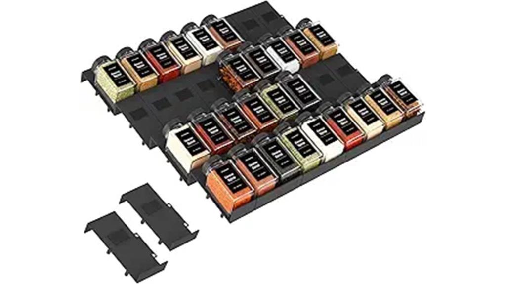 36 piece spice drawer organizer