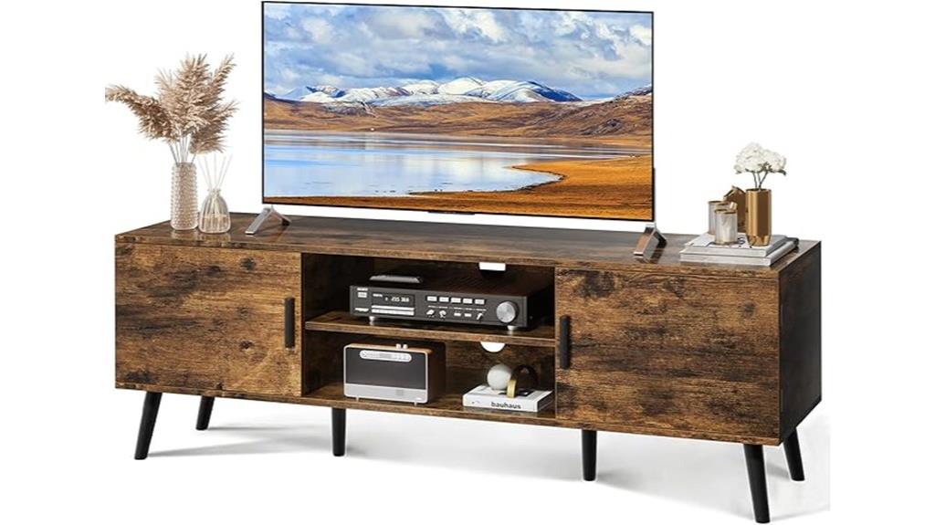 55 inch tv stand with adjustable shelves