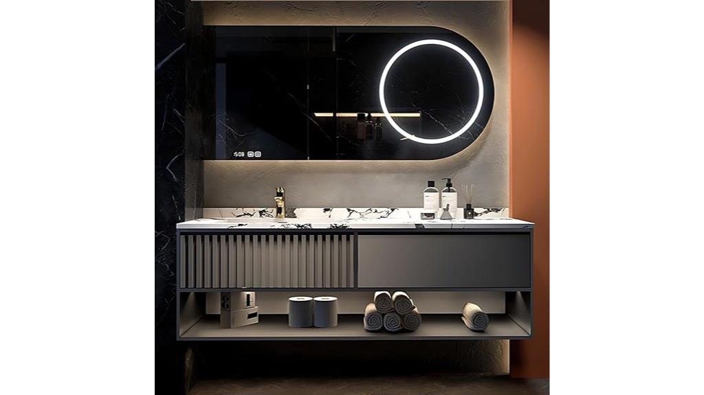 60 inch floating vanity