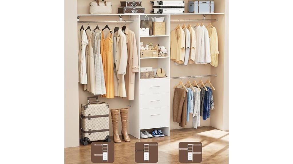 8 foot walk in closet