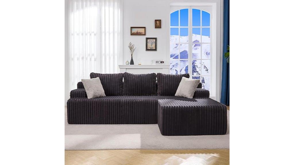 96 inch modular sectional
