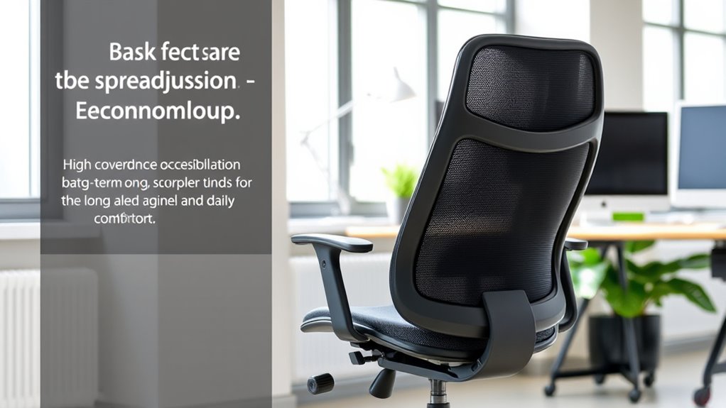 adjustable lumbar and ergonomic