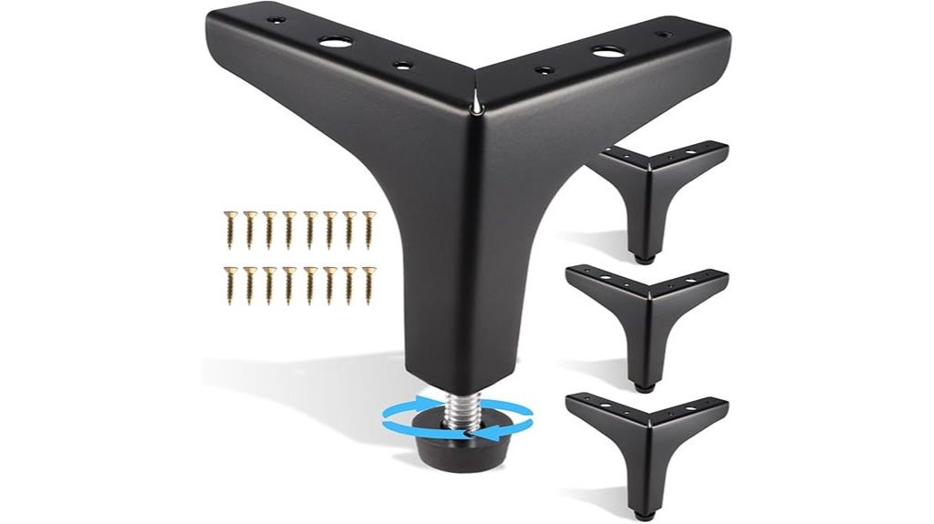 adjustable metal furniture legs