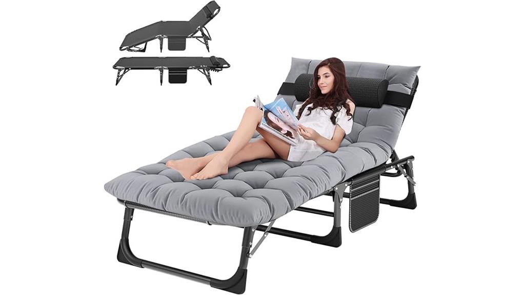 adjustable outdoor lounge chair