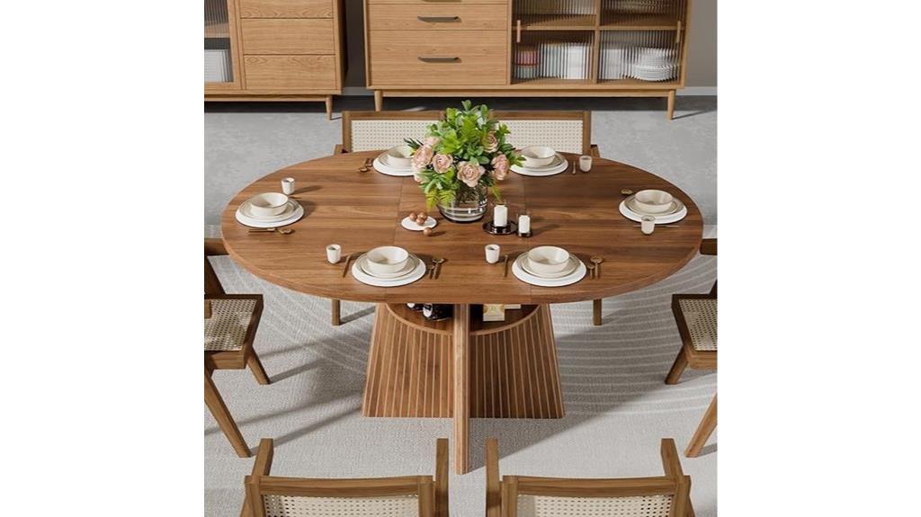 adjustable seating capacity table