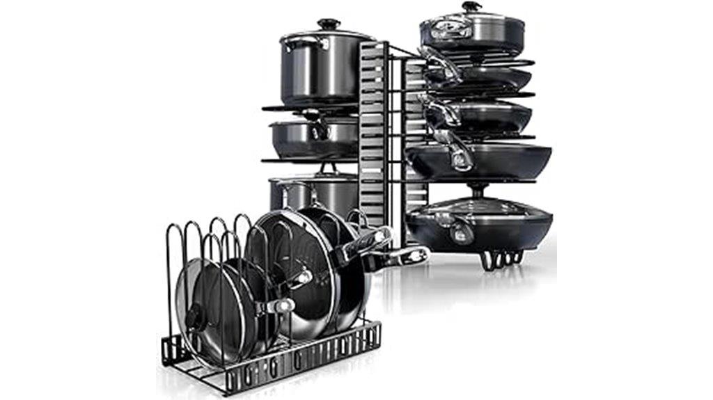 adjustable under cabinet storage