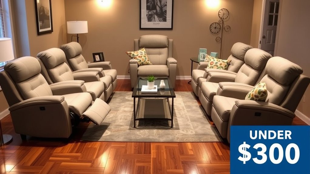 affordable comfortable recliners