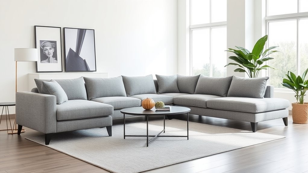 affordable stylish sectional sofas