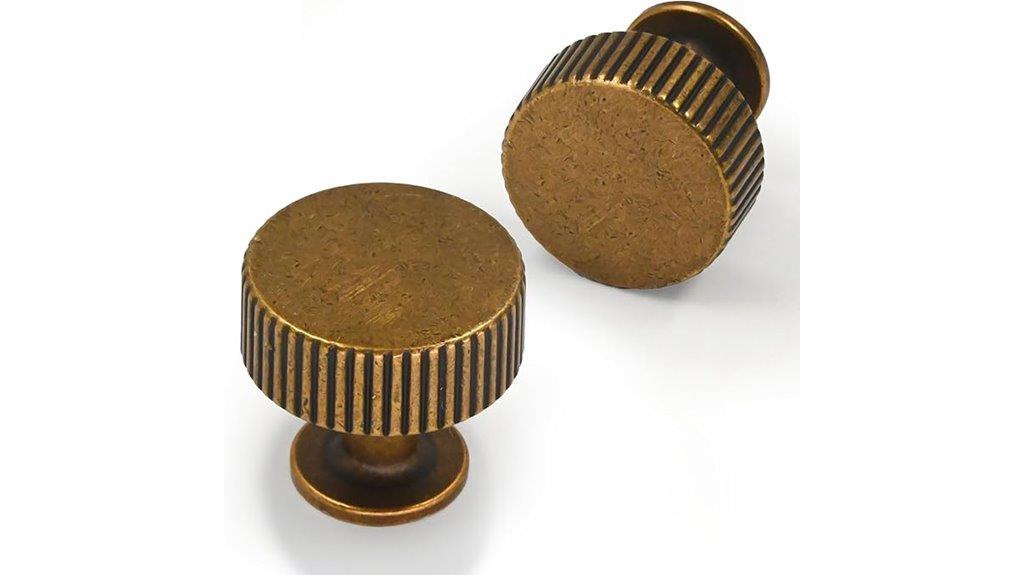 antique brass cabinet knobs