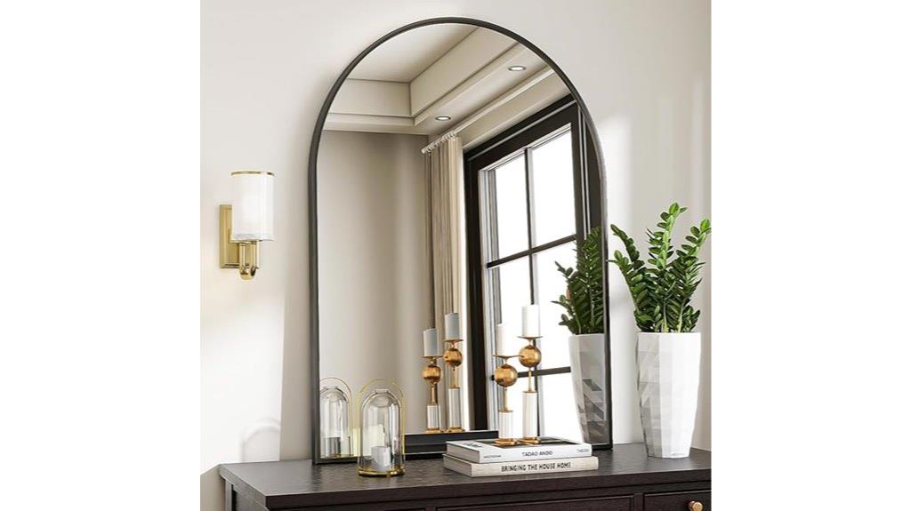 arched mirror 30x38 inches