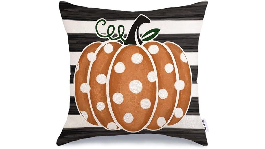 autumn themed 20x20 pillow cover
