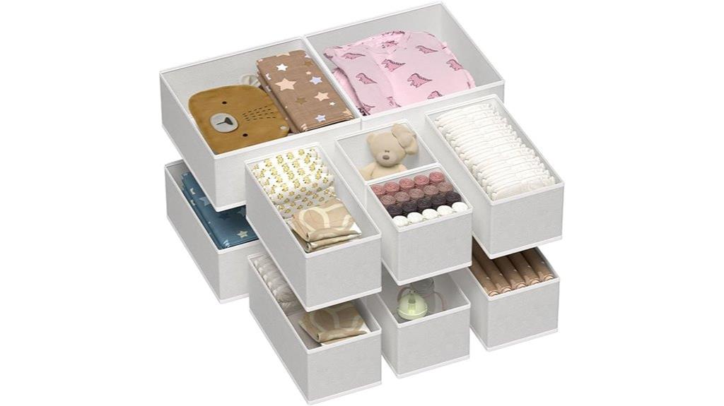 baby clothes storage set