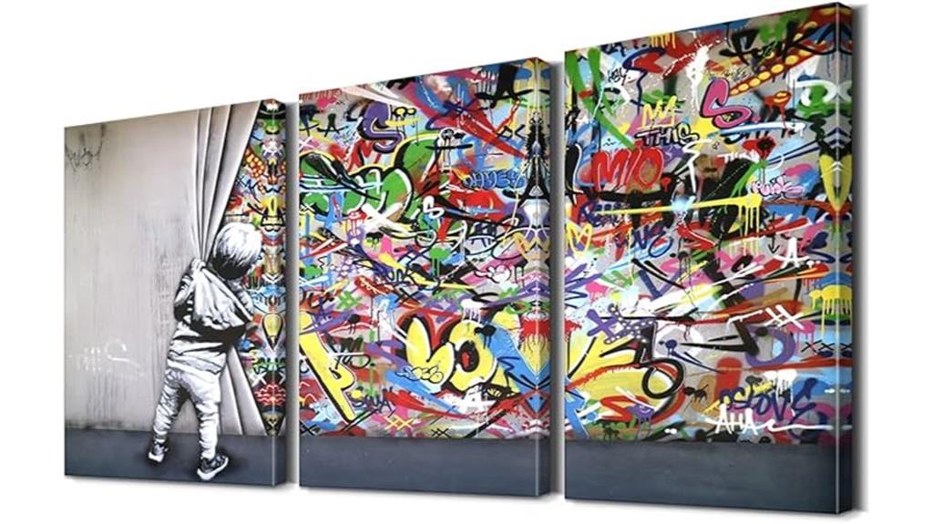 banksy graffiti wall art