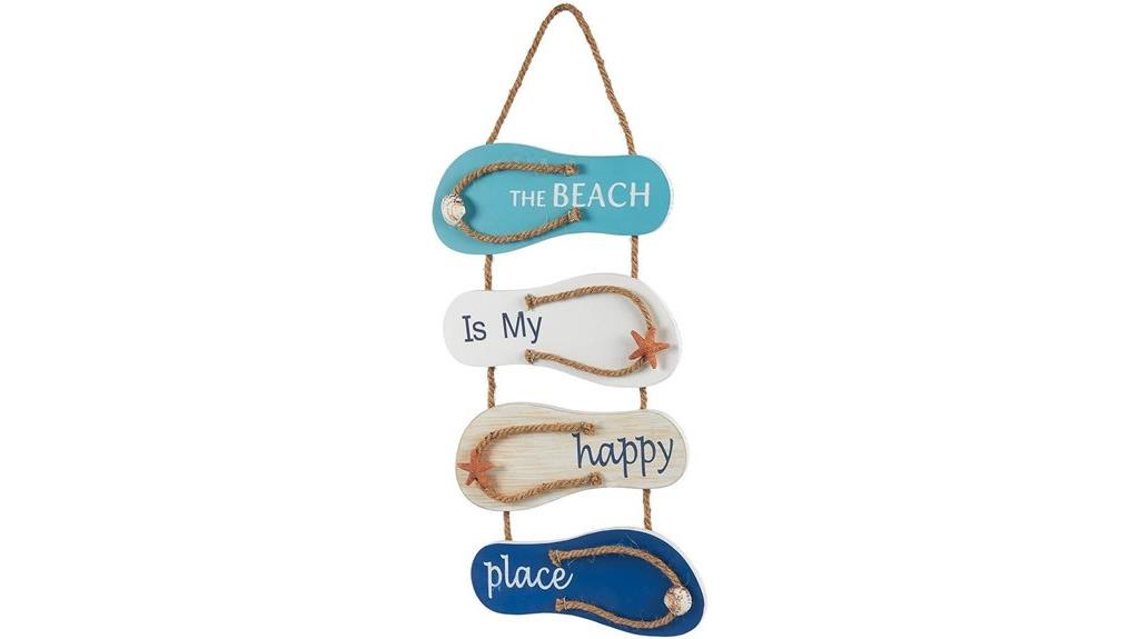 beach decor wooden sign