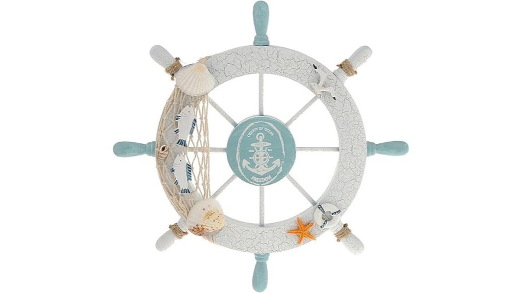 beach nautical boat wheel