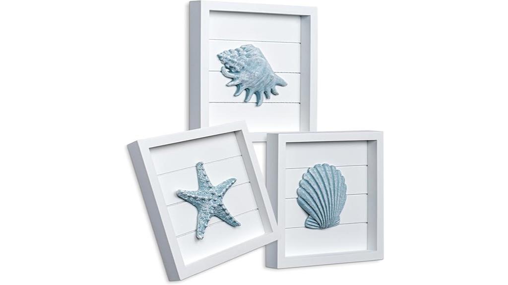 beach themed wall decor set