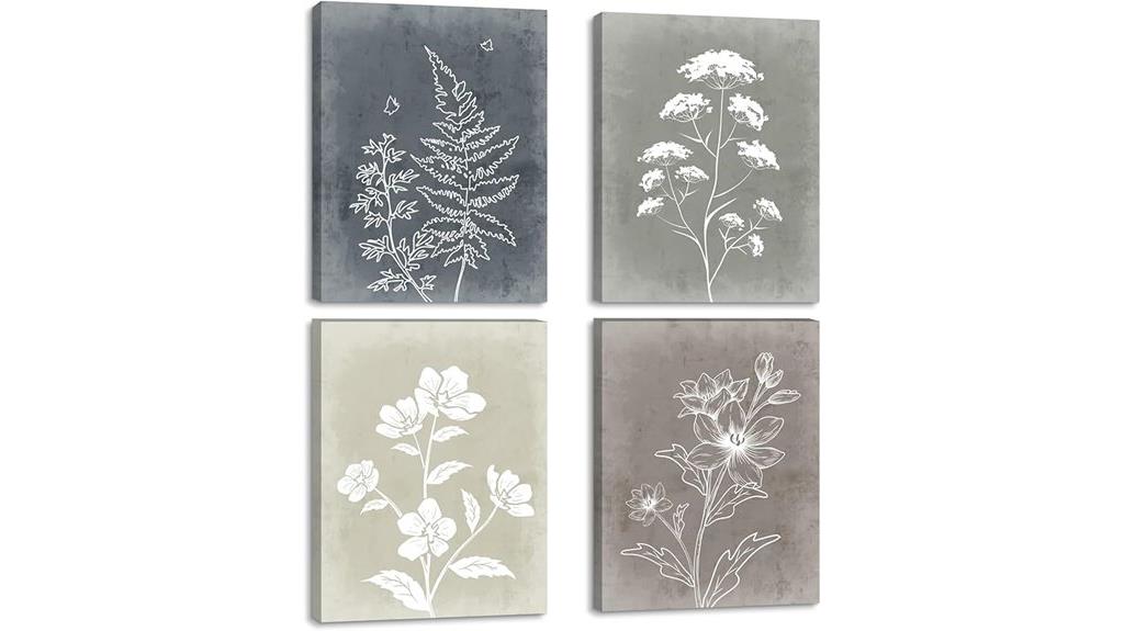boho botanical wall art