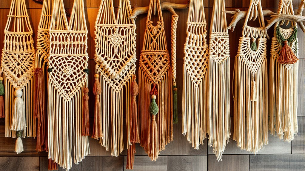 boho macram wall decor