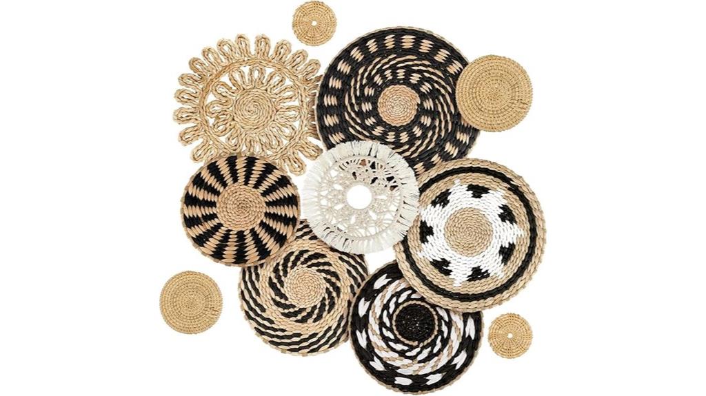 boho wall basket set