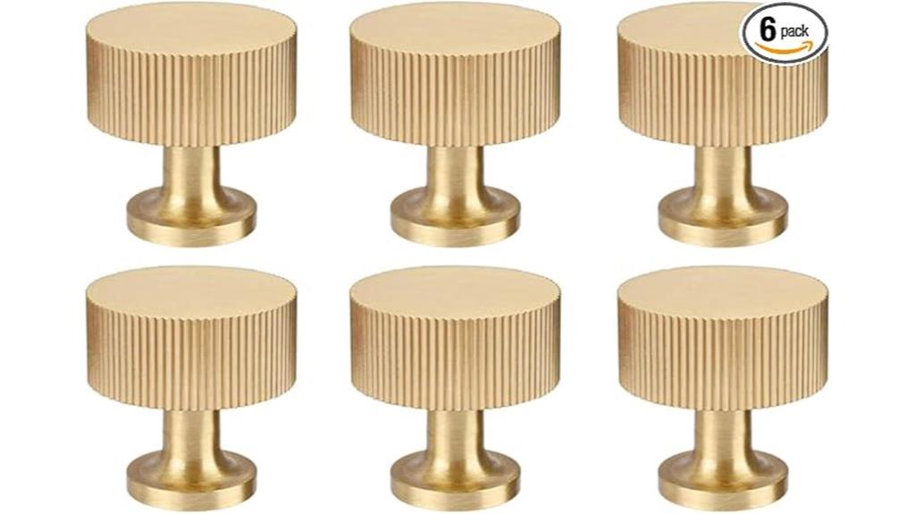 brass cabinet knob set