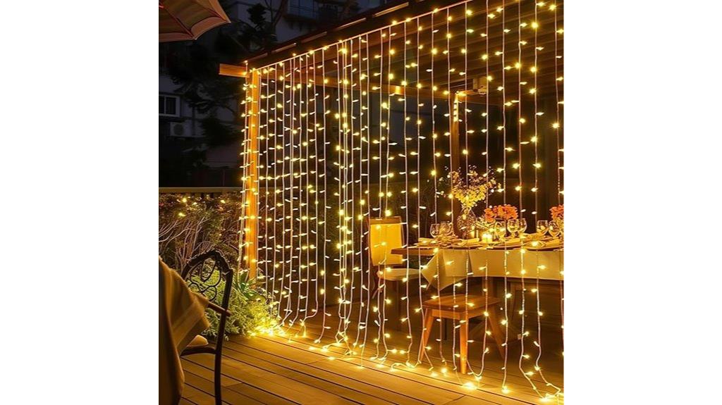 bright led curtain lights
