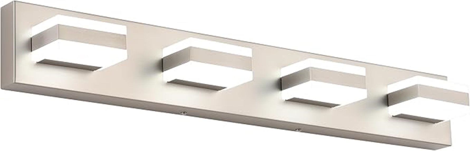 brushed nickel bathroom lights