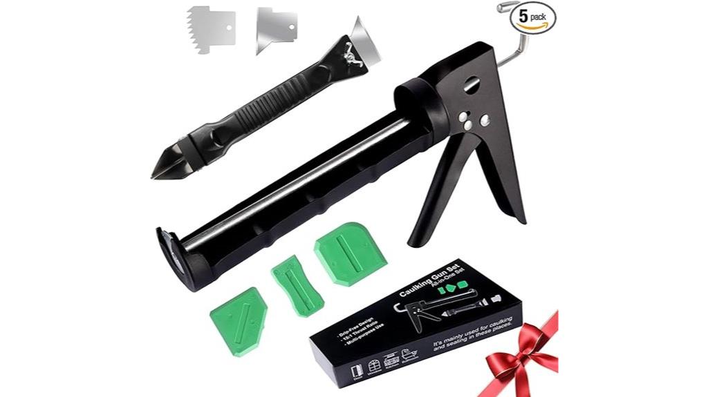 caulking gun kit with accessories