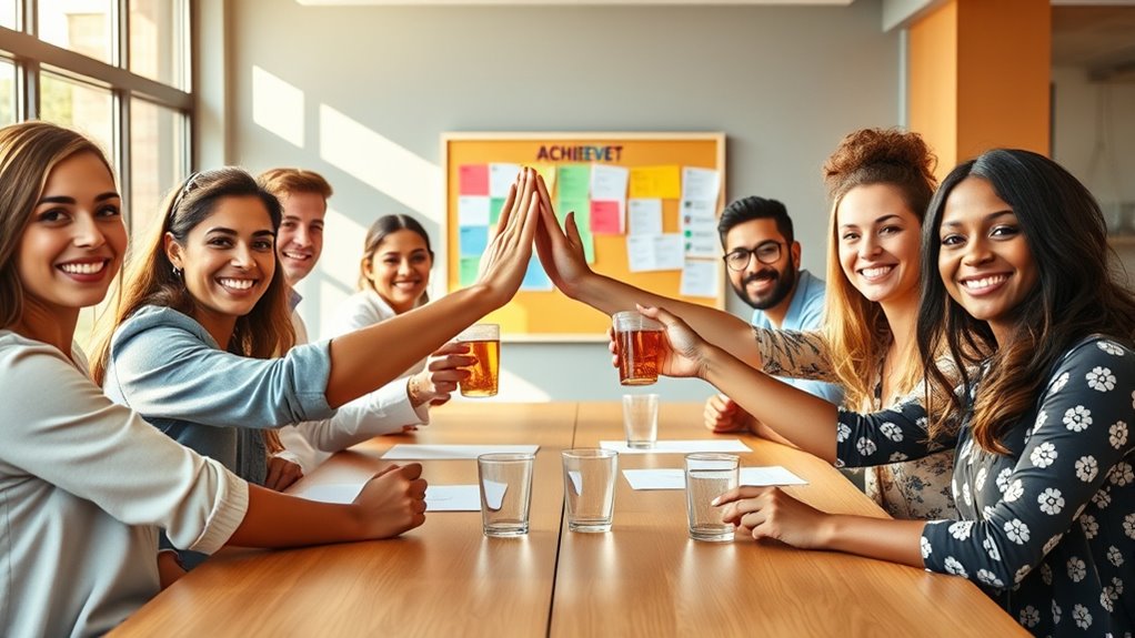 celebrate achievements regularly