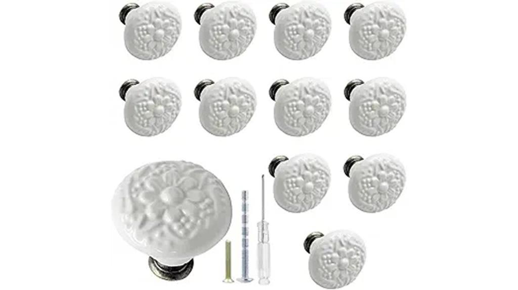 ceramic cabinet hardware set