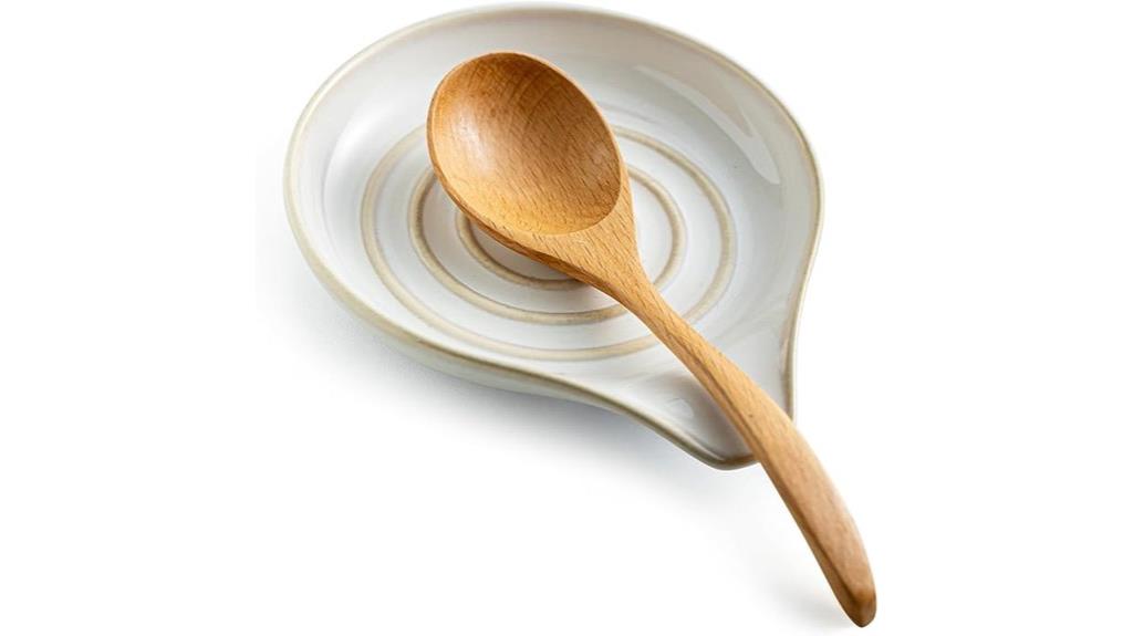 ceramic stove spoon rest