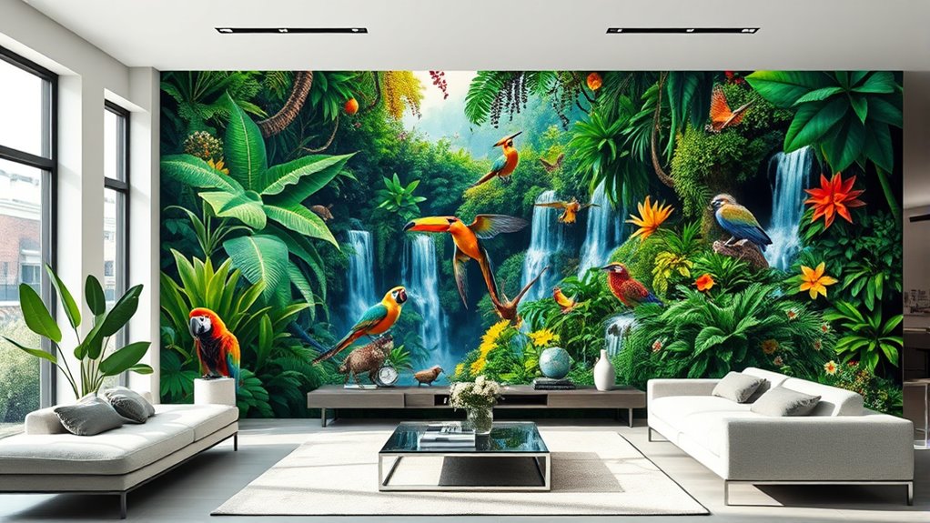 choosing murals for space