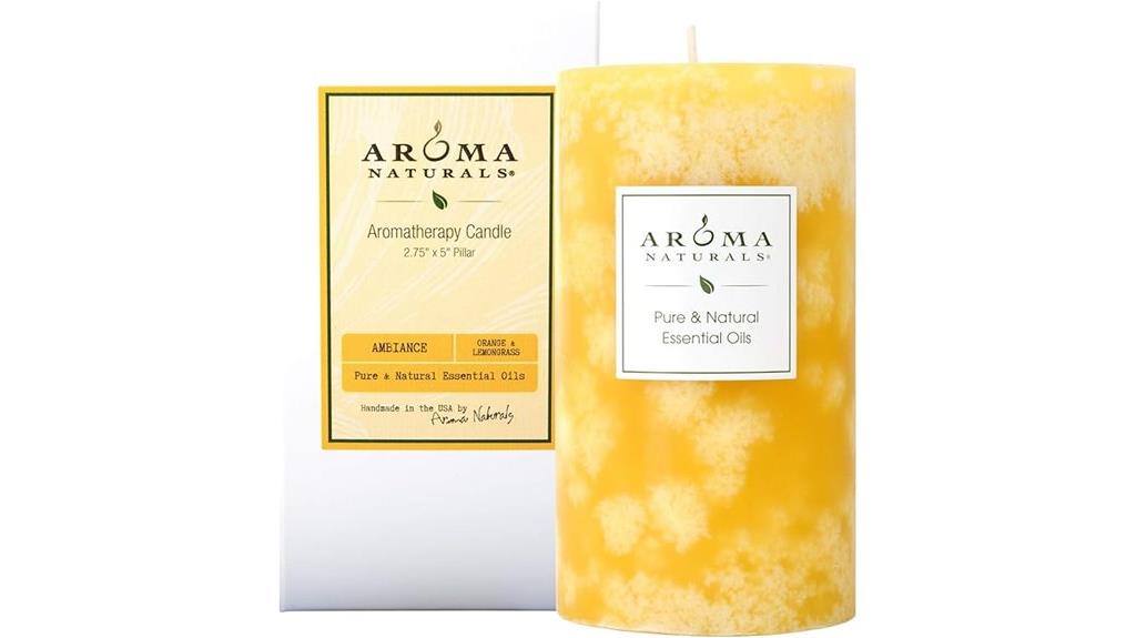 citrus lemongrass candle