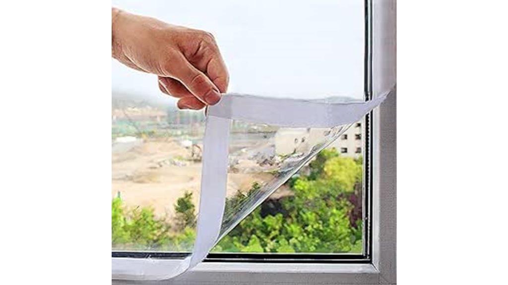 clear plastic window insulation