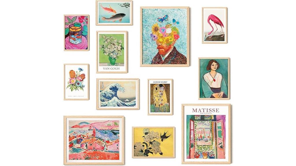 colorful eclectic wall decor