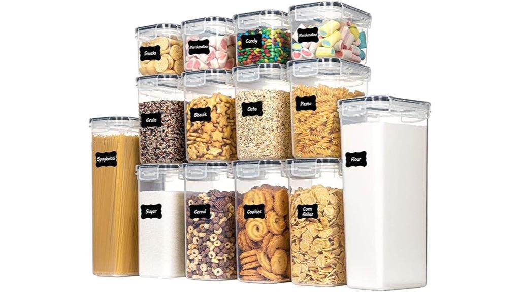 complete 14 piece food storage