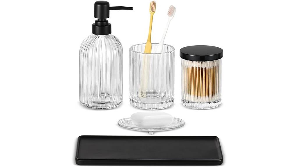 complete 5 piece bathroom set