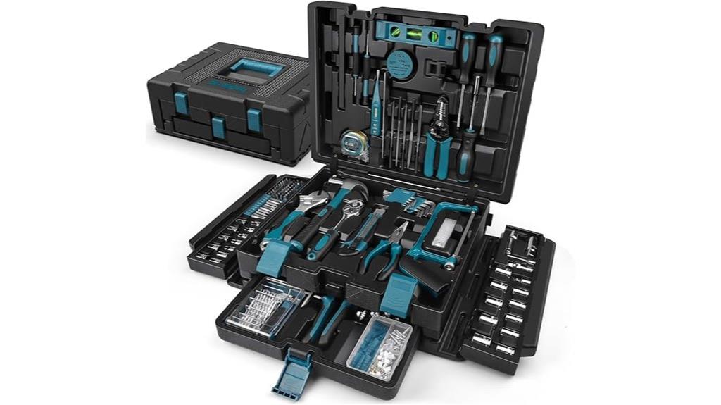 comprehensive 379 piece tool set