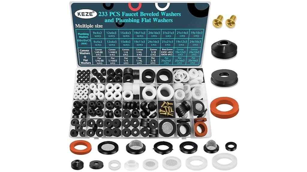 comprehensive plumbing repair kit