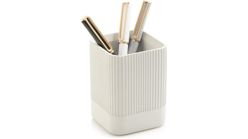 concrete desk accessory