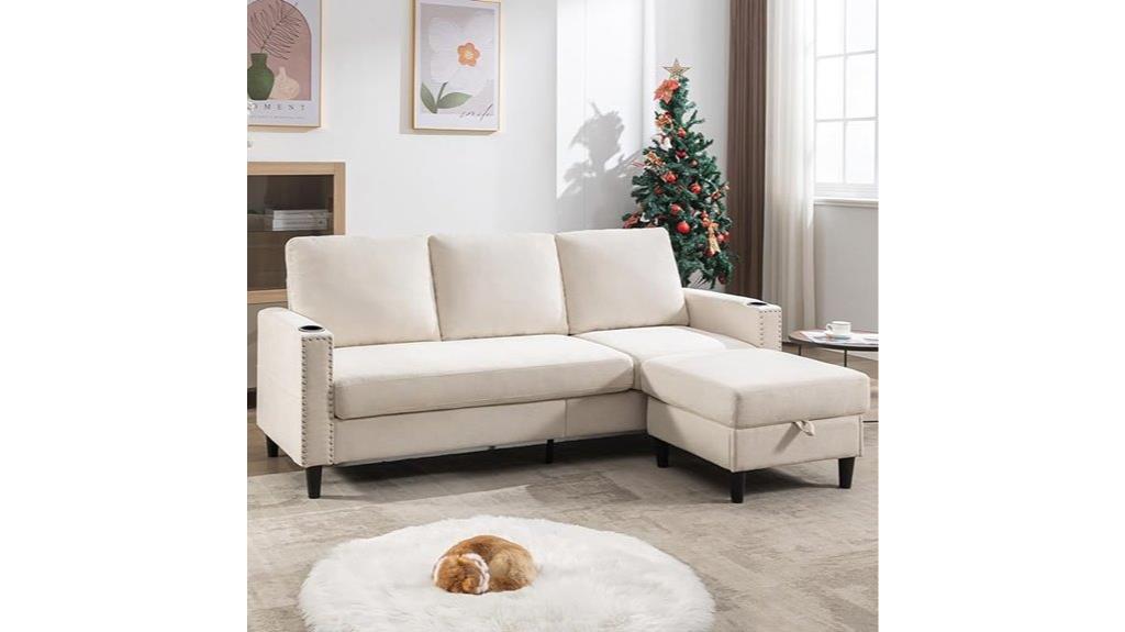 convertible sectional couch