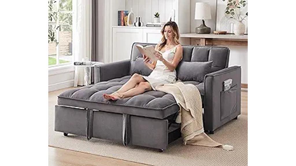 convertible sofa with storage