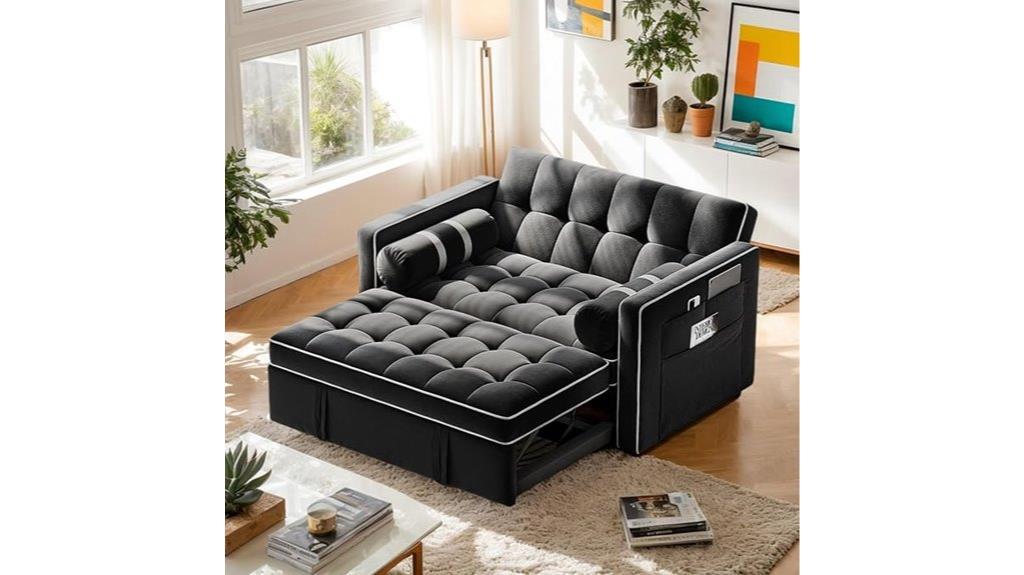 convertible sofa with usb