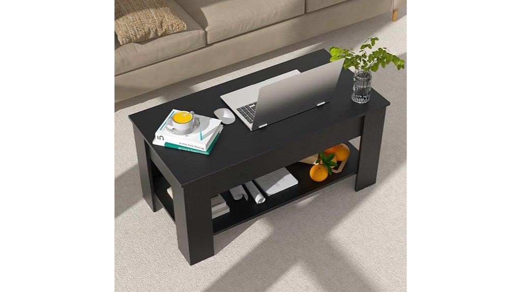 convertible storage coffee table