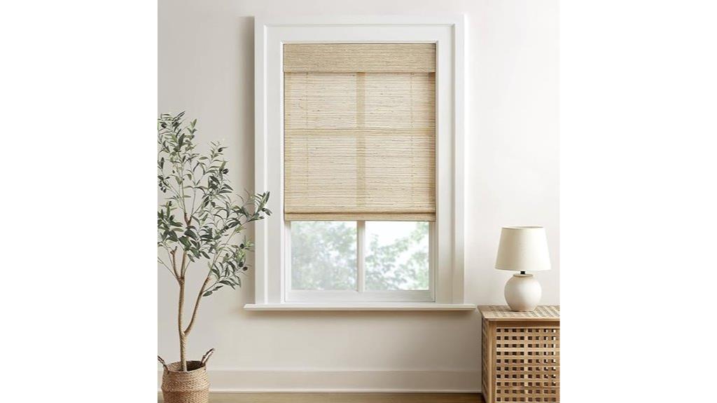 cordless ramie window shades