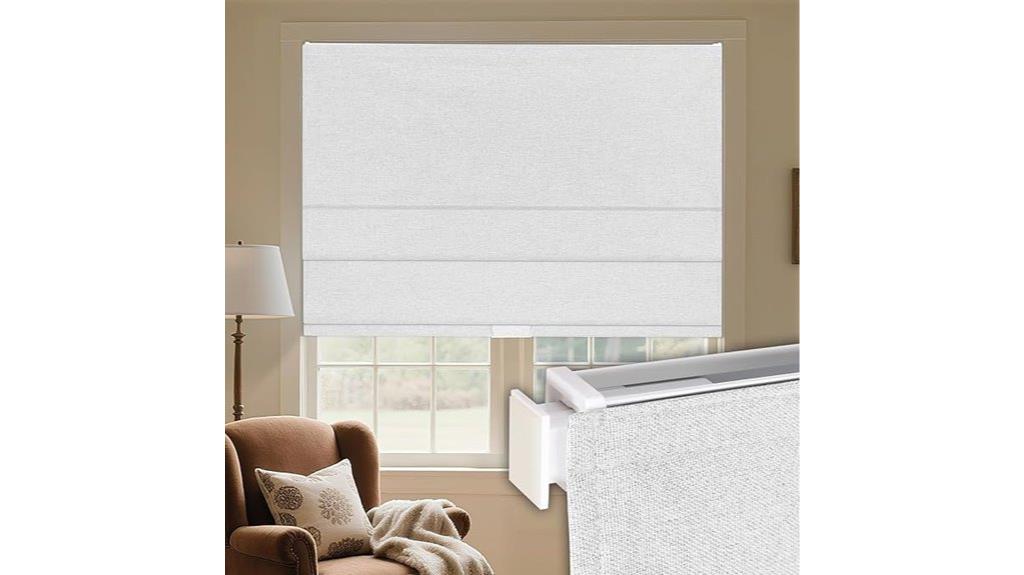cordless roman window shades